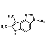 CAS 登录号：73857-50-8， 3,7,8-三甲基-3,6-二氢咪唑并[4,5-e]吲哚