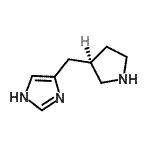 CAS#: 738578-40-0， 4-[(3R)-3-Pyrrolidinylmethyl]-1H-imidazole