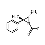 CAS#: 73867-24-0， (2R,3S)-2,3-Dimethyl-2-phenyl-1-aziridinecarbonyl fluoride