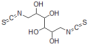 CAS#: 73928-09-3， 1,6-Dideoxy-1,6-Di(Thiocyanato)-D-Mannitol