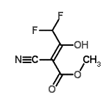 CAS#: 739358-81-7， Methyl (2Z)-2-cyano-4,4-difluoro-3-hydroxy-2-butenoate