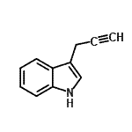 CAS#: 7394-63-0， 3-(2-Propyn-1-yl)-1H-indole