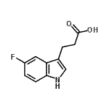 CAS#: 7394-78-7， 3-(5-Fluoro-1H-indol-3-yl)propanoic acid