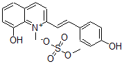 CAS#: 73987-47-0， 8-Hydroxy-2-(p-hydroxystyryl)-1-methylquinolinium methylsulfate