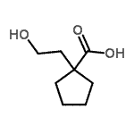 CAS#: 740038-63-5， 1-(2-Hydroxyethyl)cyclopentanecarboxylic acid