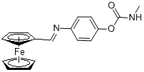 CAS#: 74006-19-2, (((4-(((Methylamino)carbonyl)oxy)phenyl)imino)methyl)ferrocene