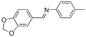 CAS#: 7402-58-6， N-(Benzo[1,3]Dioxol-5-Ylmethylene)-p-Tolyl-Amine