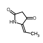 CAS#: 74031-31-5， (5E)-5-ethylidenepyrrolidine-2,4-dione