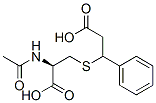 CAS 登录号：74032-84-1， 3-(2-乙酰氨基-3-羟基-3-氧代丙基)硫基-3-苯丙酸