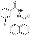 CAS 登录号:74038-75-8, 1-(3-氟苯甲酰)-2-(1-萘甲酰)肼