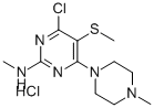 CAS#: 74039-21-7， 2-Methylamino-4-N-Methylpiperazino-5-Methylthio-6-Chloropyrimidine Hydrochloride
