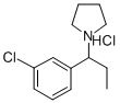 CAS#: 74039-35-3， 1-(3-Chloro-alpha-Ethylbenzyl)-Pyrrolidine Hydrochloride