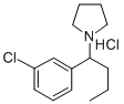 CAS#: 74039-41-1， 1-[1-(3-Chlorophenyl)Butyl]Pyrrolidine Hydrochloride
