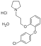 CAS#: 74039-45-5， 1-[3-[2-(4-Chlorophenoxy)Phenoxy]Propyl]Pyrrolidine, 1-[3-[2-(4-Chlorophenoxy)Phenoxy]Propyl]Pyrrolidine, Hydrate, Dihydrochloride