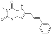 CAS#: 74039-67-1， 1,3-Dimethyl-8-[(E)-3-Phenylprop-2-Enyl]-7H-Purine-2,6-Dione