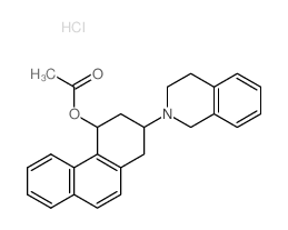 CAS#: 74051-01-7， [2-(3,4-Dihydro-1H-Isoquinolin-2-Yl)-1,2,3,4-Tetrahydrophenanthren-4-Yl] Acetate Hydrochloride