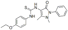 CAS#: 74051-62-0， 1-(1,5-Dimethyl-3-Oxo-2-Phenylpyrazol-4-Yl)-3-(4-Ethoxyphenyl)Thiourea