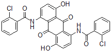 CAS#: 74051-92-6， 2-Chloro-N-[5-[(2-Chlorobenzoyl)Amino]-4,8-Dihydroxy-9,10-Dioxoanthracen-1-Yl]Benzamide