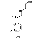 CAS 登录号：740737-64-8， 1-(3,4-二羟基苯基)-2-[(2-羟基乙基)氨基]乙酮
