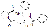 CAS#: 74075-33-5， (2S)-1-[(5S)-5-(Benzoylamino)-4-Oxo-6-Phenylhexanoyl]Pyrrolidine-2-Carboxylic Acid