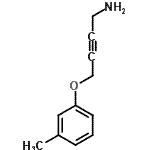 CAS#: 740796-10-5， 4-(3-Methylphenoxy)-2-butyn-1-amine