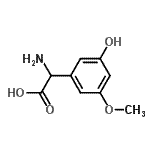 CAS#: 740798-15-6， Amino(3-hydroxy-5-methoxyphenyl)acetic acid