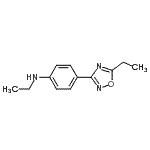 CAS#: 741187-03-1， N-Ethyl-4-(5-ethyl-1,2,4-oxadiazol-3-yl)aniline