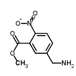 CAS#: 741228-89-7， Methyl 5-(aminomethyl)-2-nitrobenzoate