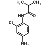 structure of CAS# 741271-91-0, N-(4-Amino-2-chlorophenyl)-2-methylpropanamide;MFCD03906873;N-(4-amino-2-chlorophenyl)-2-methylpropanamide;N-(4-amino-2-chlorophenyl)isobutyramide