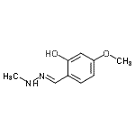 CAS#: 741278-19-3， 5-Methoxy-2-[(E)-(methylhydrazono)methyl]phenol