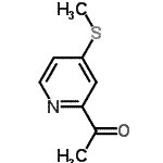 CAS#: 741287-56-9， 1-[4-(Methylsulfanyl)-2-pyridinyl]ethanone