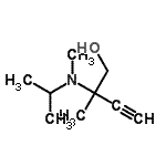 CAS#: 741610-51-5， 2-[Isopropyl(methyl)amino]-2-methyl-3-butyn-1-ol