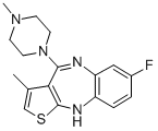 CAS#: 74162-37-1， 7-Fluoro-3-Methyl-4-(4-Methylpiperazin-1-Yl)-5H-Thieno[3,2-c][1,5]Benzodiazepine