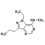 CAS#: 741626-16-4， 1-Ethyl-N-methyl-3-propyl-1H-pyrazolo[4,3-d]pyrimidin-7-amine