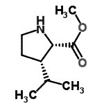 CAS#: 741662-55-5， Methyl (3S)-3-isopropyl-L-prolinate