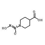 CAS#: 741665-38-3， 1-[(Z)-Hydroxy-azoxy]-4-piperidinecarboxylic acid