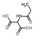 CAS#: 741687-31-0， (Propionylamino)malonic acid