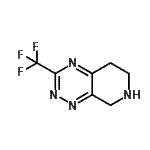 CAS#: 741737-36-0， 3-(Trifluoromethyl)-5,6,7,8-tetrahydropyrido[4,3-e][1,2,4]triazine