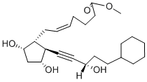 CAS#: 74176-31-1， Methyl (Z)-7-[(1R,3R,5S)-2-[(3S)-5-Cyclohexyl-3-Hydroxypent-1-Ynyl]-3,5-Dihydroxycyclopentyl]Hept-5-Enoate