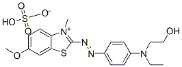 CAS#: 74186-16-6， 2-[Ethyl-[4-[(6-Methoxy-3-Methyl-1,3-Benzothiazol-3-Ium-2-Yl)Diazenyl]Phenyl]Amino]Ethanol Sulfate