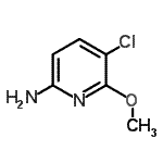 CAS#: 742070-74-2， 5-Chloro-6-methoxy-2-pyridinamine
