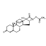 CAS#: 74220-43-2， (16alpha)-16,17-Dihydroxy-3,20-dioxopregna-4,9(11)-dien-21-yl acetate
