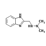 CAS 登录号：74227-80-8， 2-[(2,2-二甲基肼基)甲基]-1H-苯并咪唑