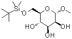 CAS#: 74247-81-7， Methyl 6-O-[dimethyl(2-methyl-2-propanyl)silyl]-alpha-D-mannopyranoside