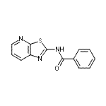 CAS#: 742640-87-5， N-([1,3]Thiazolo[5,4-b]pyridin-2-yl)benzamide