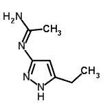 CAS#: 742672-37-3， (1E)-N'-(5-Ethyl-1H-pyrazol-3-yl)ethanimidamide
