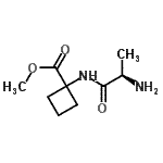 CAS 登录号：744159-31-7， 甲基1-(D-丙氨酰氨基)环丁烷羧酸酯