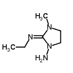 CAS#: 744185-81-7， (2Z)-2-(Ethylimino)-3-methyl-1-imidazolidinamine