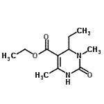 CAS#: 744202-87-7， Ethyl 4-ethyl-3,6-dimethyl-2-oxo-1,2,3,4-tetrahydro-5-pyrimidinecarboxylate
