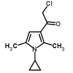 CAS#: 744227-04-1， 2-Chloro-1-(1-cyclopropyl-2,5-dimethyl-1H-pyrrol-3-yl)ethanone